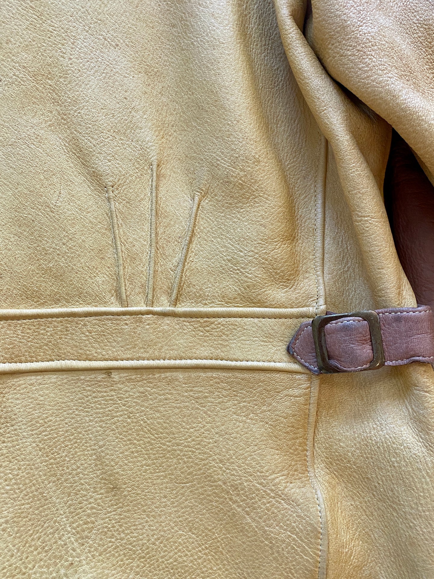 1940s Buckskin Fringe Jacket Size M