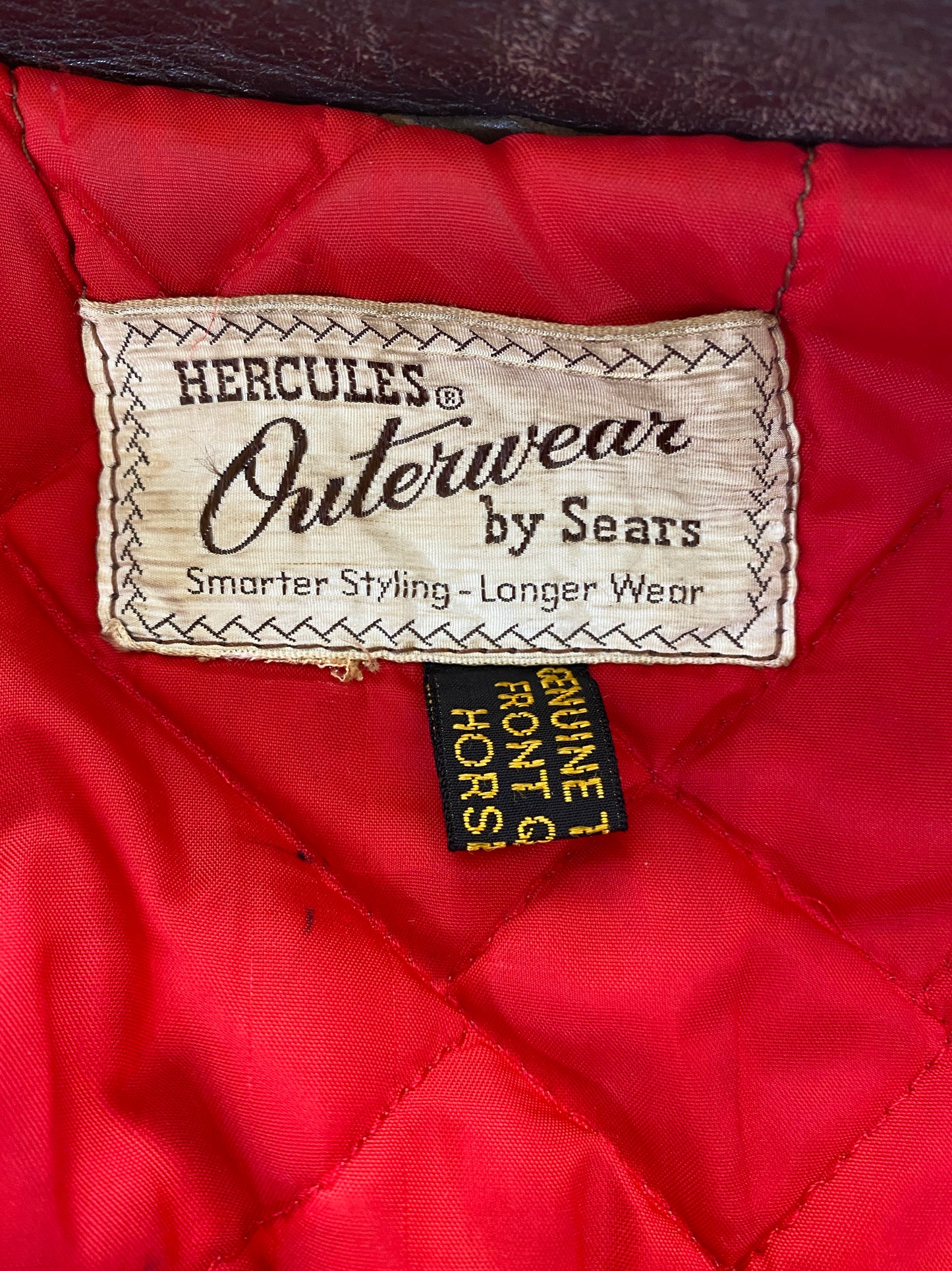 1950s Hercules Horsehide Coat Size L