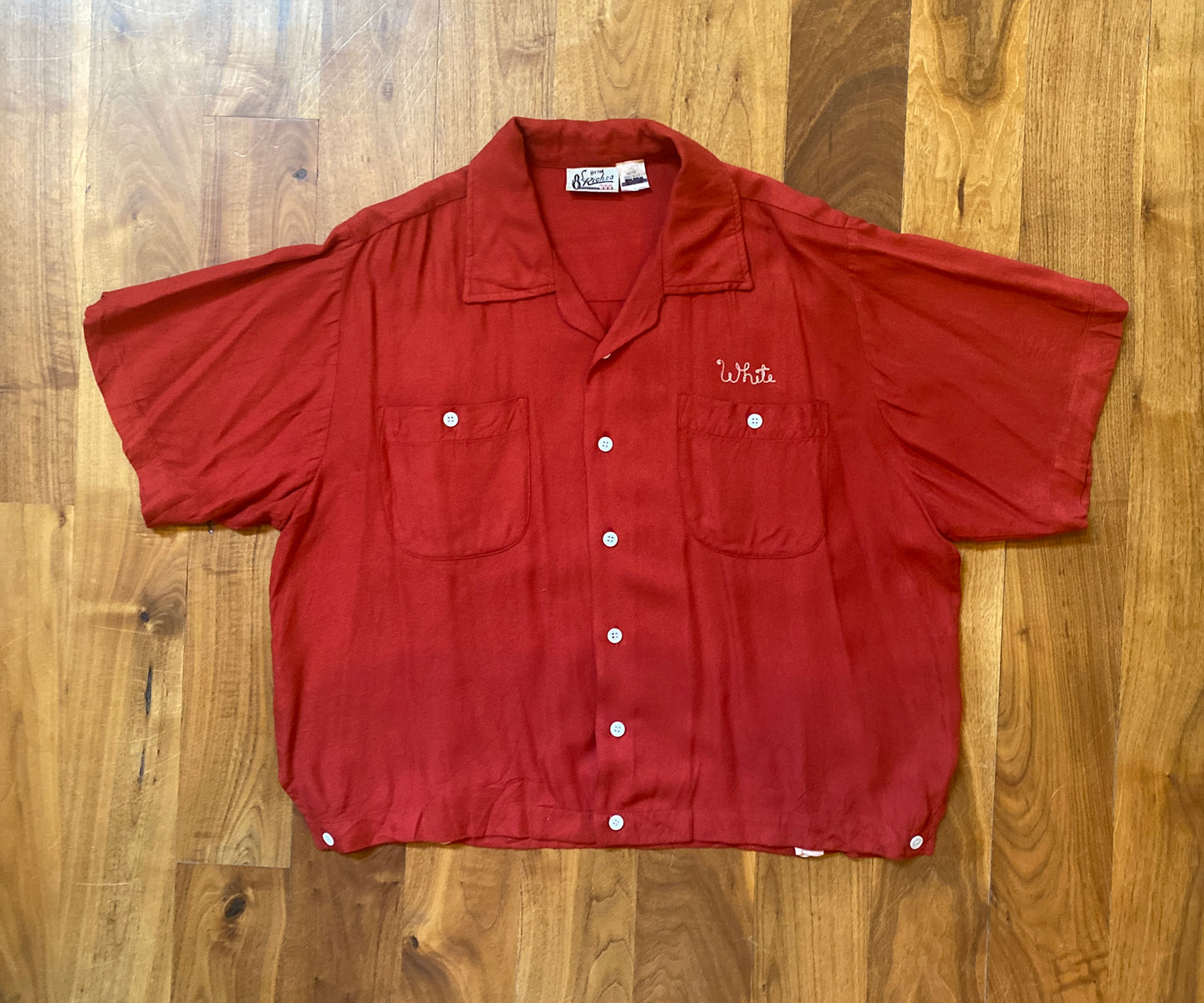 USMC Japan Souvenir Bowling Shirt Size M