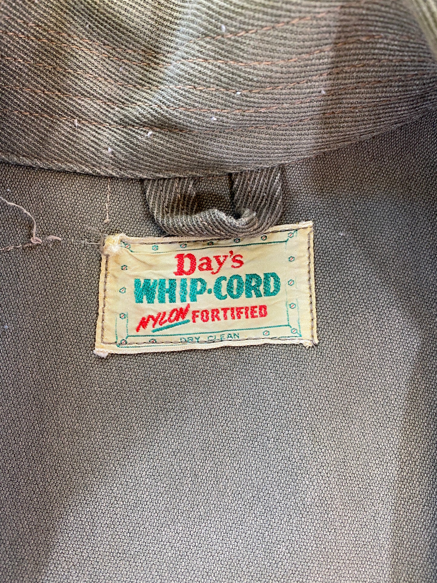 1940s Days Whipcord Cruiser Jacket Size S/M